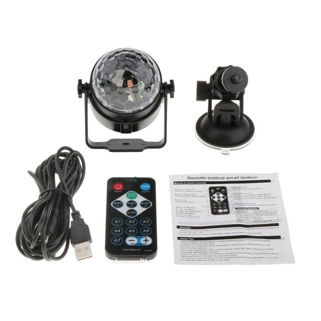Iluminación LED Magic Ball Light Para Home Dance DJ Birthday KTV Party Club Sunnimix luz de fiesta de escenario de bola de discoteca