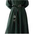 thumbnail image 1 of Medieval Leather Belt with Chatelaine Tools Clip Renaissance Accessories Set, 1 of 6