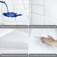 thumbnail image 5 of Quilted Waterproof Pillow Protectors, Zippered Pillowcases, Breathable Protective Pillow Encasement Covers (2, King (20" x 38")), 5 of 9