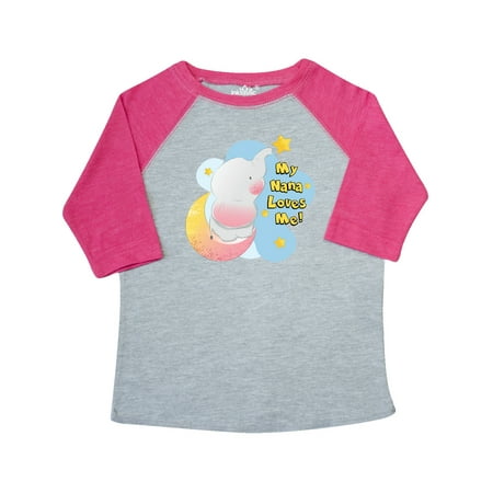 

Inktastic My Nana Loves Me Gift Toddler Boy or Toddler Girl T-Shirt