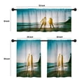 thumbnail image 4 of LALILO Kitchen Curtains and Valances Set of 3 36" Romantic Window Treatment Tiers for Window Decor, 4 of 5