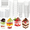 A: 380 Pack Mini Dessert Cups, variant on VIB Mini Dessert Cups with Spoons and Lids, 380 Pack 5 oz Round Reusable Shooters Cups, Clear Parfait Yogurt Cups for Party Fruit Ice Cream Cake Pudding