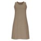 thumbnail image 5 of Largo Vestido de Verano Fluido para las Mujeres Color Sólido Estilo de Lino Rodilla-Longitud Vestido de Sol Casual, Poliéster Suave con Bolsillos, 5 of 6