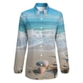 thumbnail image 4 of Starfish Beach Long Sleeve Blouse Woman Streetwear Casual Shirts Summer Oversize Woman Streetwear Clothing Birthday Present, 4 of 7