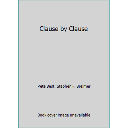 Clause by Clause [Paperback - Used]