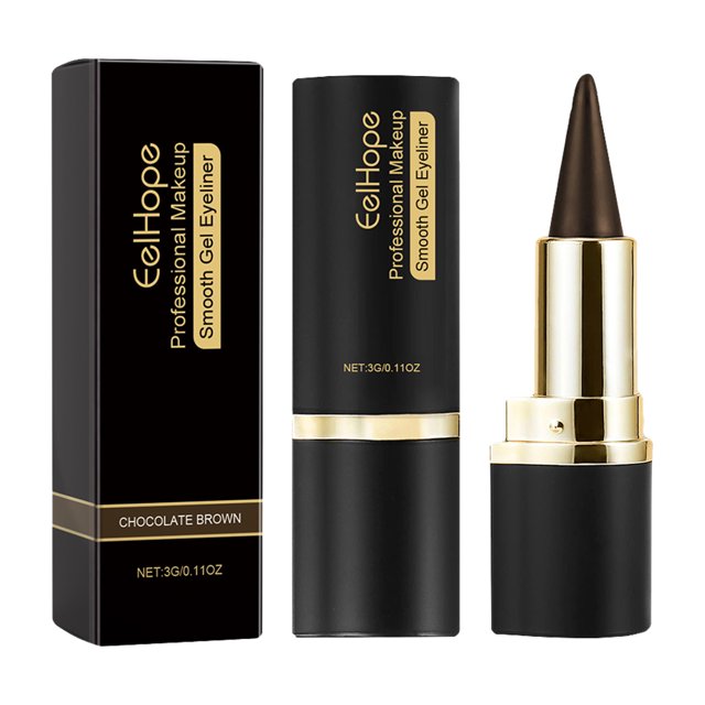 Lápiz Sombra Ojos Delineador Gel Mate Cil A Prueba Manchas para Mujeres