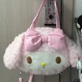 thumbnail image 3 of 2026 My Melody Tote Bag Sweet Kawaii Shoulder Bag Plush Backpack Pink Large Capacity Handbag Cartoon Cute, 3 of 15