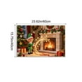 thumbnail image 3 of RBCKVXZ Winter Chirstmas Welcome-Doormat Outdoor-Entrance Front Door Mat, Seasonal Entryway-Rug Non-Slip Dirt-Trapping Indoor-Outside Porch Mat 16"x24" for Home Decor, 3 of 6