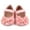 Pink, variant on Baby Girls PU Leather Princess Polk Dot Bowknot Wedding Baptism Prewalker Crib Shoes