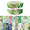 Broadleaf Green, variant on 42 Pcs Jelly Roll Fabric Strips for Quilting Fabric, Sewing Supplies & DIY Crafts-2.6 Inch Precut Cotton Fabric Bundles with Wavy Edges, Perfect for Quilt Projects, Floral Rose Patchwork