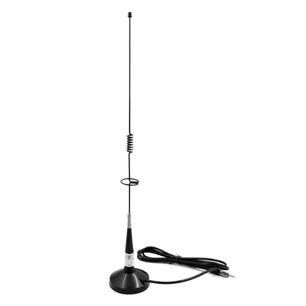 Antena para Radio AM/FM Unique Bargains Base Magnética Montaje en Techo Portón del Vehículo
