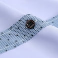 thumbnail image 5 of Kakii Men's Dress Shirts Long Sleeve Wrinkle-Free Business Casual Button Down Shirt, 5 of 6