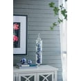 thumbnail image 4 of 4" Blue and White Decorative Orbs for Bowl Vase, Table Centerpiece Decor, Set of 6 Porcelain Sphere Balls, 4 of 7