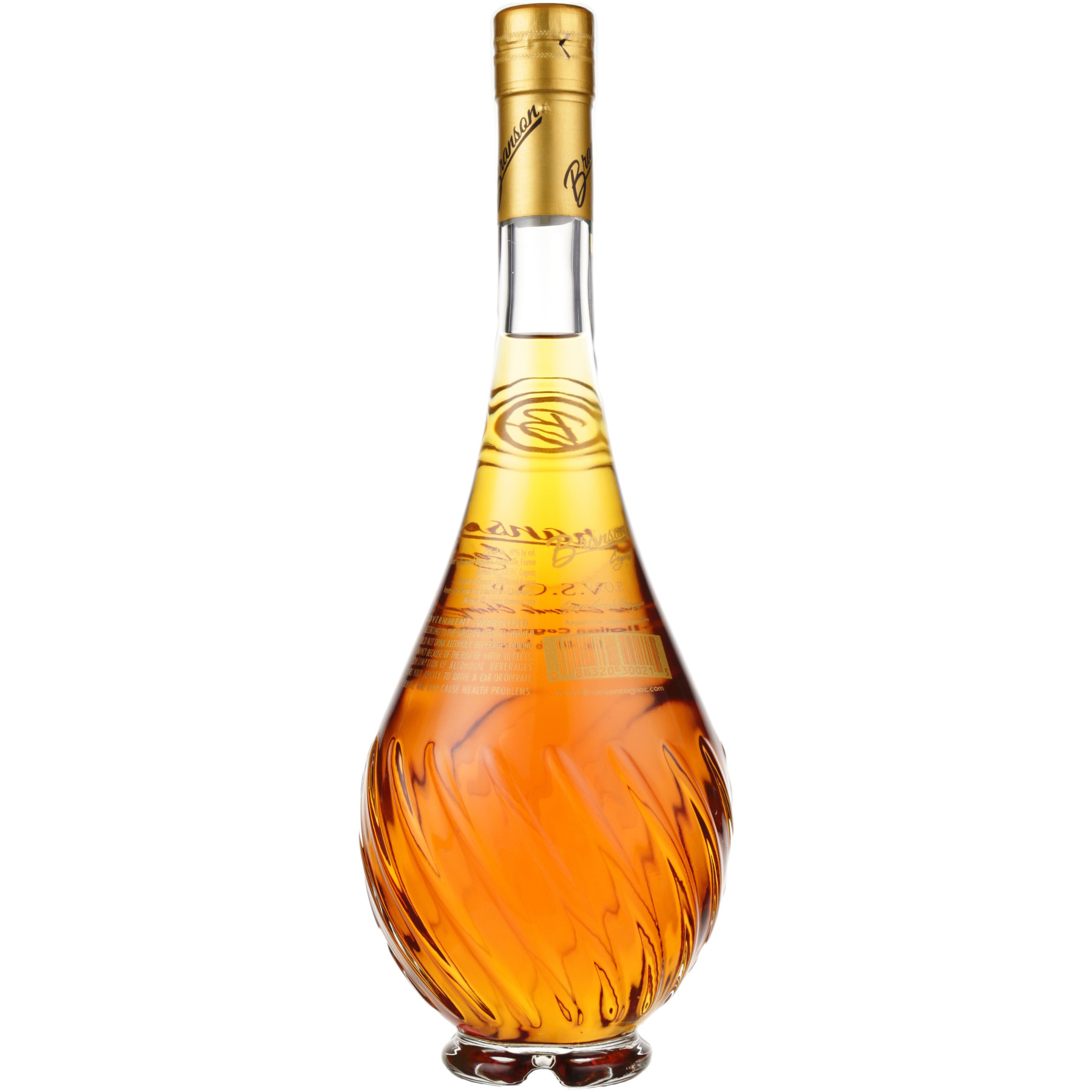 Branson Vsop Cognac, 750 ml Bottle, 40% ABV
