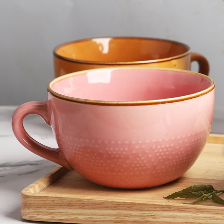 Boston Warehouse Souper Soup Mug/Bowl With Lid – 2 Handles, Microwave Safe Stoneware, 5.5 Inch