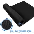 thumbnail image 7 of Wukong Gaming Mouse Pad No Skid Cool Rubber Mousepad for Desktop Tables Black Goku ) Desk Mouse Pad for Computer Desk Laptop Decoration (31.5x11.8in), 7 of 7