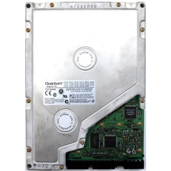 QUANTUM 4GB IDE 5.25" HDD TX04A109 REV 02-C, ATX40R80, YYPXX