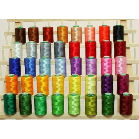 40 Vibrant Colors Embroidery Thread Set Compatible With Brother Babylock Janome Singer Pfaff Embroidery Machines