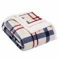 thumbnail image 1 of Eddie Bauer Plaid Plush Fleece Throw, 1 of 4
