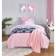 thumbnail image 4 of Your Zone Kids Reversible Microfiber Quilt Set, Unicorn, Twin, 2 Piece, 4 of 13