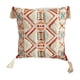 thumbnail image 2 of Fundas de cojín bohemias tejidas a mano con borlas – Fundas de cojín suaves y decorativas para sofá, cama, silla, sala de estar, dormitorio, decoración bohemia con cremallera invisible, 2 of 6