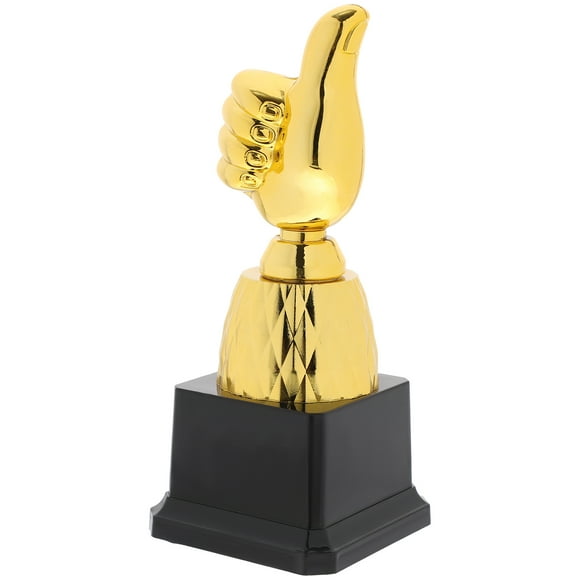 1Pc Children Trophy Awesome Thumb Trophy Children Plastic Trophy Thumb Trophy