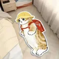 thumbnail image 1 of Cartoon Bedside Rug Cat Floor Mat Fluffy Cat Mats Irregular Carpet for Living Room Shaggy Area Rugs Thicken Doormat Cute Decor, 1 of 7
