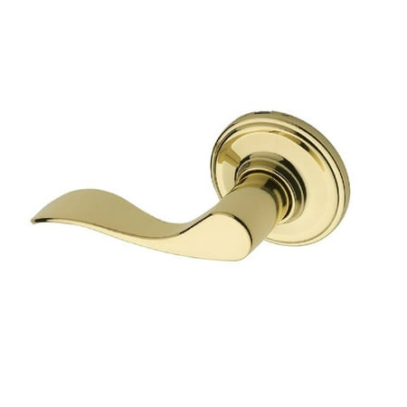 Copper Creek Waverly Door Lever – Polished Stainless, Passage Function, Grade 3
