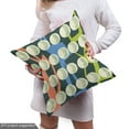thumbnail image 5 of Modern Fabric by the Yard Upholstery, Geometric Creative Motif of Color Bars and Sketchy Circles Avant Garde Repetition, Decorative Fabric for DIY and Home Accents, Multicolor by Ambesonne, 5 of 5