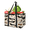 Multicolor 3, variant on Floral Dachshund Dog Reusable Grocery Bags, Foldable Shopping Bags for Groceries with Handles, Large Grocery Tote for Kitchen, Market, Car, Trunk, Picnic