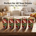 thumbnail image 7 of Topadorn Watercolor Butterfly & Dragonfly Ceramic Travel Mug, 17oz, Vibrant Floral Garden Print, Spill-Resistant Lid, Microwave/Dishwasher Safe, Gift Boxed, 7 of 7