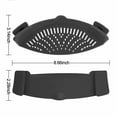 thumbnail image 2 of Filtre à Clipser pour Casseroles et Poêles, Filtre à Coller Approuvé par la FDA, Silicone Résistant à la Chaleur, Facile à Utiliser et à Ranger, Lavable au Lave-Vaisselle, 2 of 6