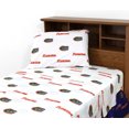 thumbnail image 2 of Florida Gators 100% cotton, 3 piece sheet set - flat sheet, fitted sheet, 1 pillow case, Twin, White, 2 of 2