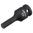 thumbnail image 1 of Unique Bargains 5mm Impact Hex Bit Socket, 1/4' Square Drive 35mm Length CR-MO Metric Sizes, 1 of 5