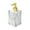 Golden White, variant on KCAHPAN Resin Liquid Soap Dispenser for Hotel Marble Soap Dispenser Hand Soap Dispenser