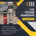 thumbnail image 4 of V21 Stone Adhesive: Unyielding All-Weather Bonding Formula for Ultimate Toughness, Single Pack with Cleaner, 4 of 9