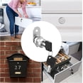 thumbnail image 4 of HAHDAXIA 3 Pack Cabinet Locks with Keys, 5/8"(17mm) Cam Lock Keyed Alike, Secure Rv Locks for Storage Door RV Compartment Mailbox File Tool Box Replacement Locks, Zinc Alloy, 4 of 7