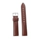 thumbnail image 1 of Correa de reloj de cuero para hombres y mujeres, correa de repuesto, accesorios de reloj clásicos Marron oscuro, 1 of 8