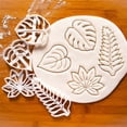 thumbnail image 4 of Galleta Niequista Molde Lavable Reutilizable Lindo Historieta Pascua Biscuit Moldes Festival de interior Celebración Horneado Herramienta decorativa 4 piezas Planta Inevent HA028317-03, 4 of 7