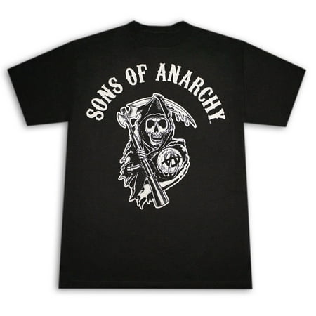 Sons Of Anarchy Reaper Arch Logo Black Graphic Tee Shirt