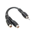 thumbnail image 1 of Cable de audio RCA Macho a 2 conectores hembras 3 pulgadas RCA AH25R, 1 of 1