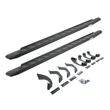 Go Rhino 69643580PC RB30 Running Boards with Mounting Bracket Kit - Double Cab For Toyota 22-24 Tundra (Extended Cab Pickup)
