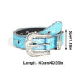 thumbnail image 5 of Women's Sparkling Rhinestone Waist Belt Glitter Women's Belts Hot N1, 5 of 9