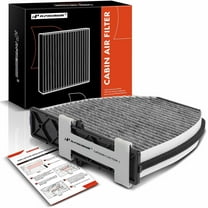 A-Premium Cabin Air Filter w/Activated Carbon - Compatible with Mercedes-Benz Models - C200, C250, C300, CLS350, CLS400, CLS550, E200, E250, E300, E400, E550, GLK250, GLK350, SL450, SL500, AMG GT