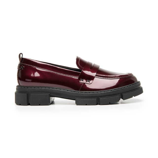 Mocasines Y Oxfords Flexi para Mujer Estilo 124602 Vino