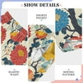 thumbnail image 6 of FORMRS Kids Pajama Pants with Pockets Size 13-14Y Boys Lounge Sleep Bottoms, Vibrant Japanese Flowers, 6 of 8