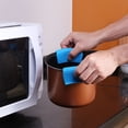 thumbnail image 2 of Manoplas para Horno Con Aislamiento Guante Silicona Práctico Portátil Al Calor en La, 2 of 6