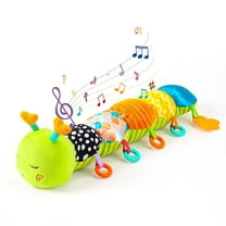 Baby Girl Toys 0-6 Months, Baby Soft Stuffed Animal Toys with Multi Textures,Rattle,Crinkle,Baby Girl Gift, Baby Girl Toys 6 to 12 Months,Infant 3 4 5 7 8 9 Months Old Baby Toys,Caterpillar