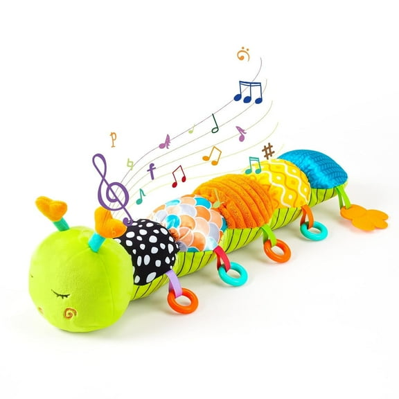 Baby Girl Toys 0-6 Months, Baby Soft Stuffed Animal Toys with Multi Textures,Rattle,Crinkle,Baby Girl Gift, Baby Girl Toys 6 to 12 Months,Infant 3 4 5 7 8 9 Months Old Baby Toys,Caterpillar