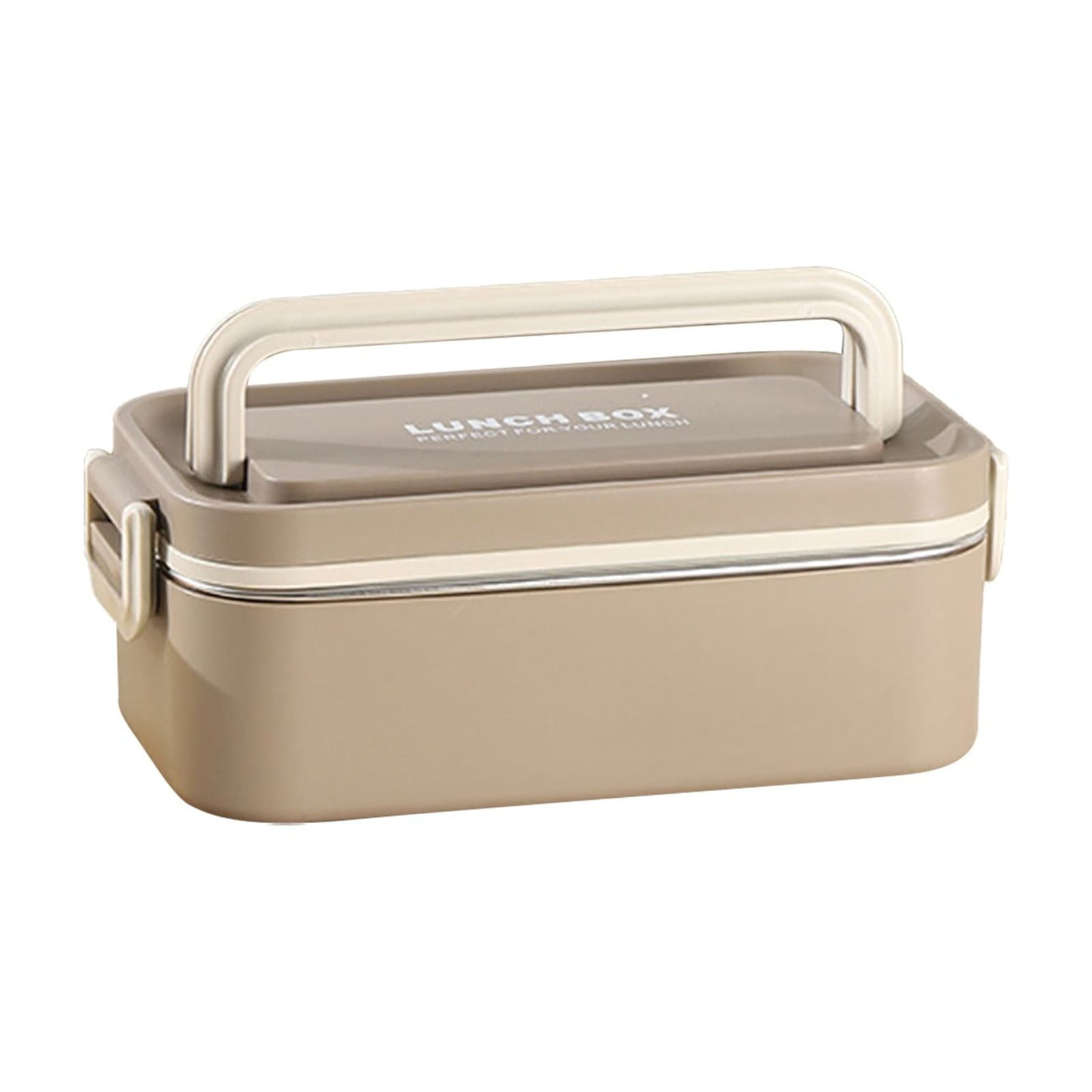 Huayishang Lunch Box for Women, Kitchen Essentials Clearance Sale Box Lunchbox for Adults 3 Stackable Containers Modern Minimalist Design and Leak Proof Features for Work School And